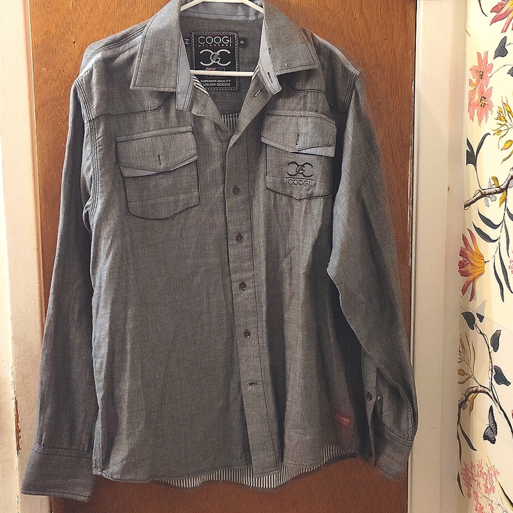 Vintage Coogi Button Down Shirt (XL)
